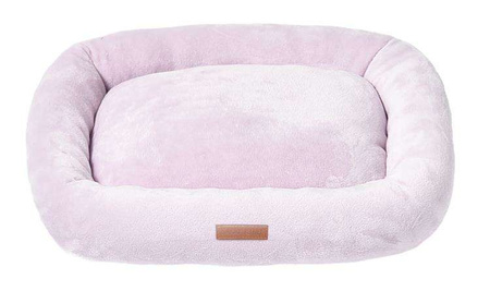 Supermiękkie legowisko dla psa, różowe, 48x42x7cm