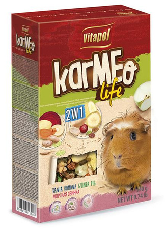 KARMEO LIFE POKARM DLA ŚWINKI 2W1 OWOC-WARZYWA 340g