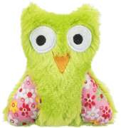 Sowa, zabawka, dla kota, plusz, 11 cm, z kocimiętką