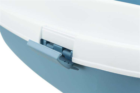 Primo XXL, kuweta, biały/szary, 56 × 25 × 71 cm, z ramką