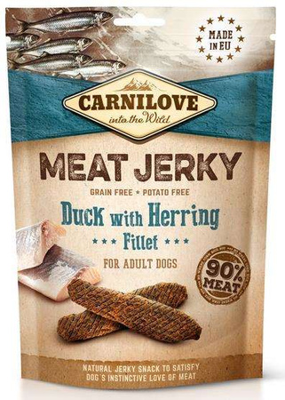 Carnilove jerky duck with herring fillet 100g