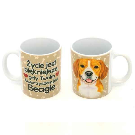 Power gift kubek z pupilem beagle 300 ml