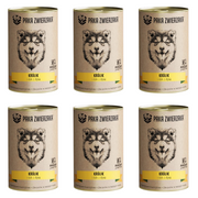 ZESTAW Paka zwierzaka królik i dzik z dynią dla psa 6 x 400 g