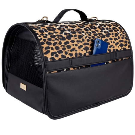 amiplay Safari transporter dla psa czarny M