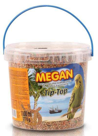 Megan pokarm dla papug falistych tip-top 1l [me9]