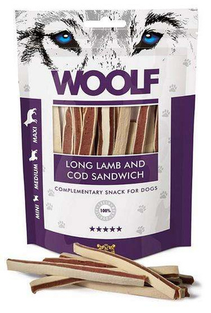 Woolf lamb and cod sandwich dla psa 100 g