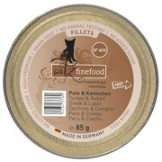Catz Finefood Filety N. 409 Indyk/Kurczak/Królik 85 g