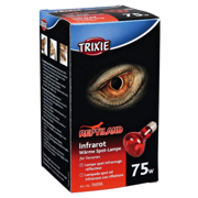 Punktowa lampa grzewcza, podczerwień, czerwona, 75W