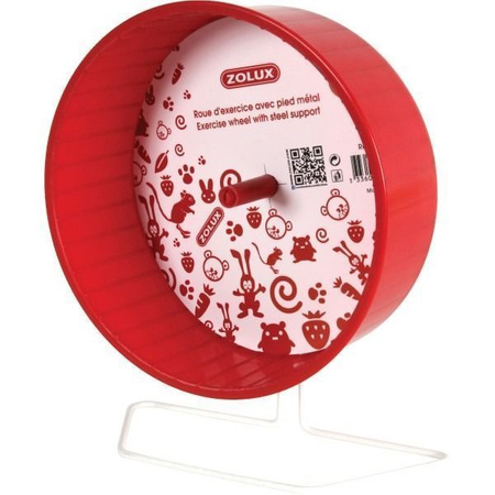 *- zolux kołowrotek plastikowy na metalowej podstawie 20 cm kol. seledynowy