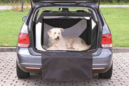 Box transportowy Vario 50, L: 99 × 65 × 71/61 cm, nylon, czarno-szary