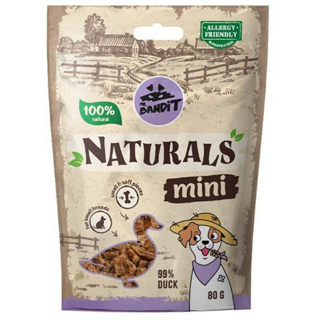 Mr.Bandit Naturals Mini kaczka 80 g