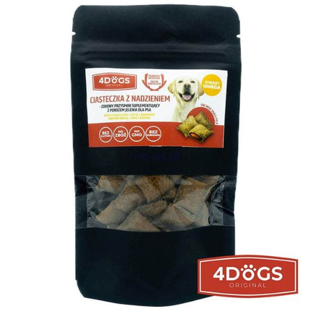 Przysmaki dla psa 4Dogs Ciasteczka na Skórę i Sierść 60g