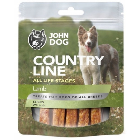 John Dog Country Line Sticks jagnięcina 70 g