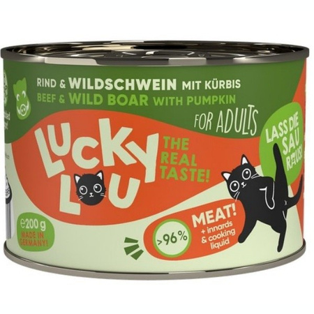 Lucky Lou Lifestage Adult wołowina i dzik 200 g