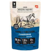 Wiejska Zagroda Pasztecik z koniny i tuńczyka dla kota 85 g