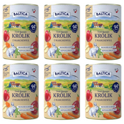 ZESTAW Baltica Smaki Regionów królik z marchewką, 6 x 400 g
