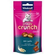Vitakraft crispy crunch z łososiem dla kota 60 g