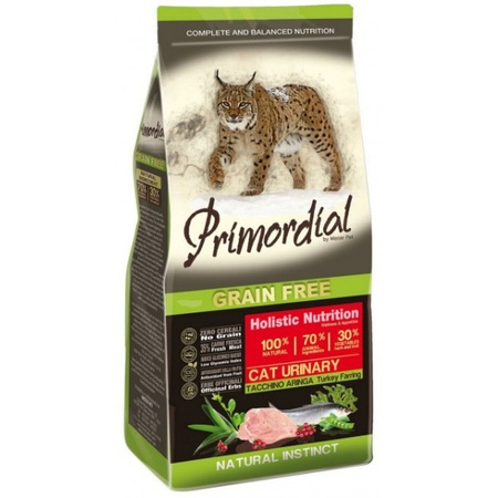 Primordial Cat Grain Free Urinary śledź z indykiem 6 kg