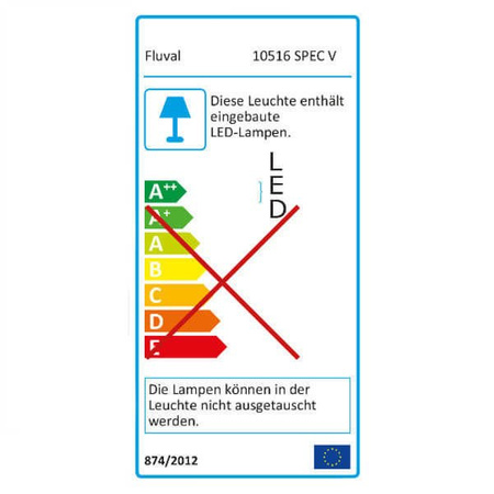 Akwarium szklane Fluval SPEC V z LED, 19L, 52 cm x 29.5 cm x 19 cm, czarne