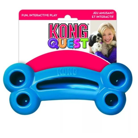 Kong Quest Bone Assorted dla psa L