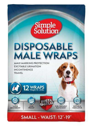 Simple Solution Pieluchy jednorazowe dla psów S 12szt.