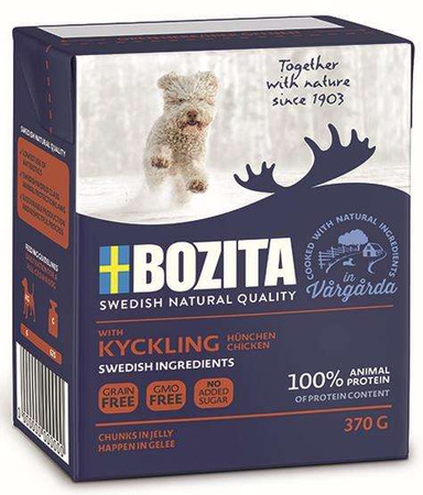 Bozita Dog Tetra Recart z kurczakiem w galaretce kartonik 370g