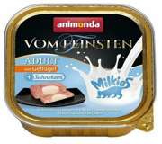 Animonda vom Feinsten Milkies Cat Drób + Sos kremowy tacka 100g
