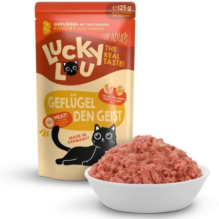 ZESTAW Lucky Lou Lifestage Adult drób 125 g x 6 szt