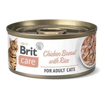 Brit care cat chicken breast & rice dla kotów 70g