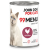 John Dog for Cats 99 Menu kurczak 400 g