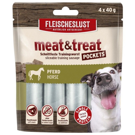 Meatlove Fleischeslust MEAT & trEAT 2.0 konina 4x40 g