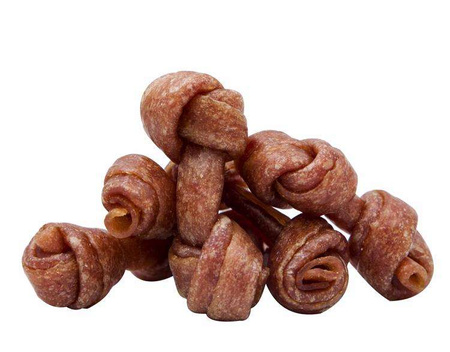 Pausesnack przysmak dla psa, kość wiązana z kaczki 6-7cm 500g