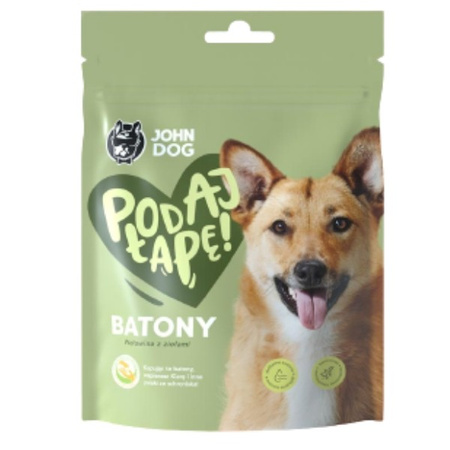 John Dog Podaj Łapę batony dla psa wołowina z ziołami 140 g