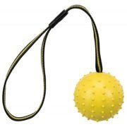 Piłka na pasku Sporting, z wypustkami, naturalny kauczuk, o 6 cm/35 cm