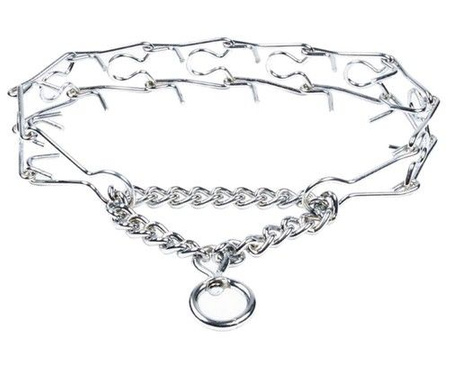 Chaba kolczatka chromowana nr 3d dla psa