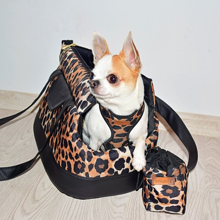 amiplay Safari torba transportowa dla psa czarna L