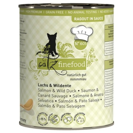 Catz Finefood Ragout N. 605 łosoś i dzika kaczka 380 g