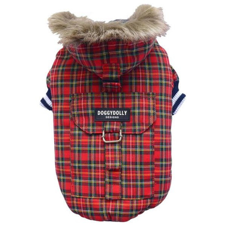 Doggy dolly kurtka w kratkę