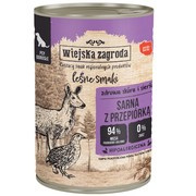 Wiejska Zagroda Leśne smaki sarna z przepiórką 400 g