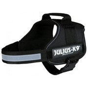 Szelki Julius-K9 ,rozm.0/M–L: 58–76 cm, czarne