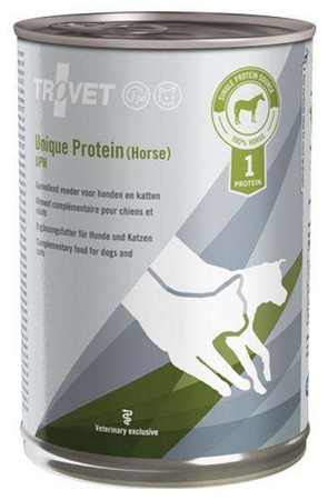 Trovet unique protein uph konina dla psa i kota puszka 400g