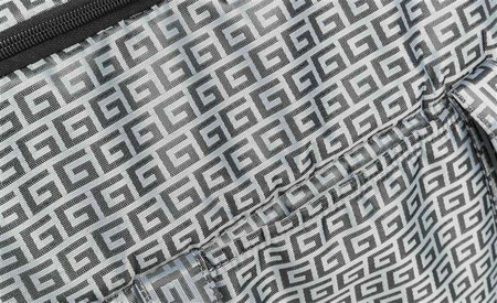 Riva, nosidło, srebrne, 26 × 30 × 45 cm