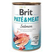 Brit pate & meat salmon dla psa 400 g
