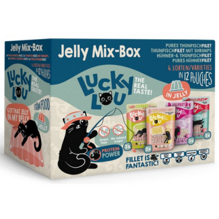 Lucky Lou Extrafood Jelly-Mix-Box Multipack w galaretce saszetki 12x70g