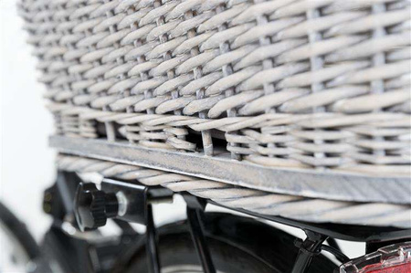 KOSZ NA ROWER, 35 × 49 × 55 cm, CZARNY