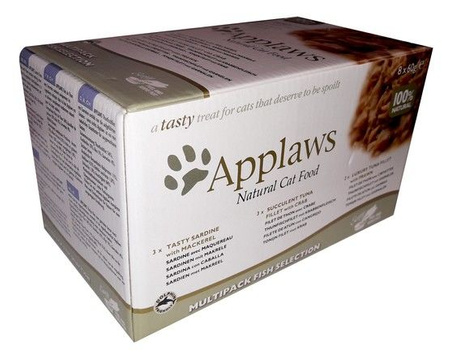 Applaws miseczki dla kota Fish Selection Multi Pack 8x60g