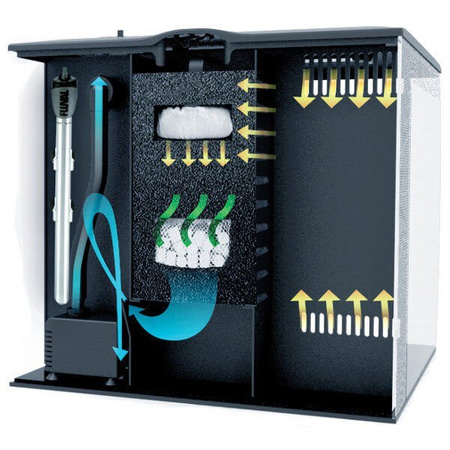 Zestaw akwarium Fluval Flex 57 L, czarny