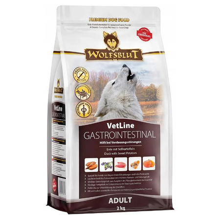 Wolfsblut VetLine Gastrointestinal kaczka 2 kg
