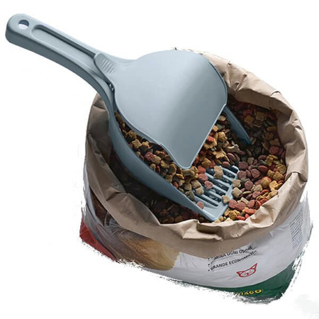 Zolux łopatka do kuwet z klapką kol. niebieski