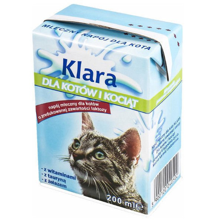 Klara mleko dla kotów i kociąt 200ml
